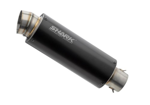 Shark src auspuff schwarz - 4,
